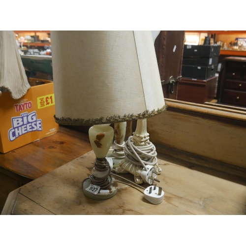 927 - 3 TABLE LAMPS