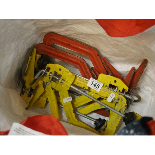 145 - BAG OF CLAMPS