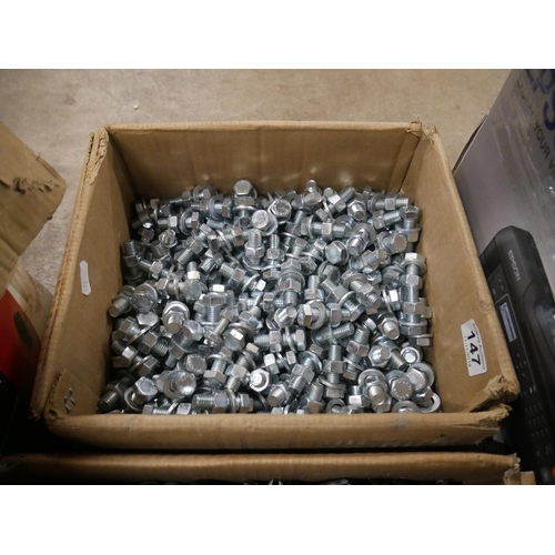 147 - BOX OF NUTS & BOLTS