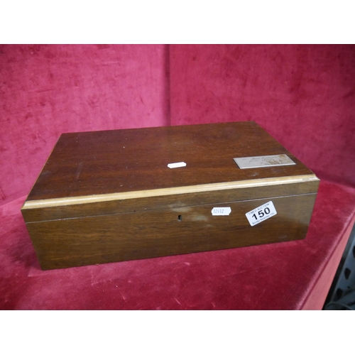 150 - WOODEN BOX