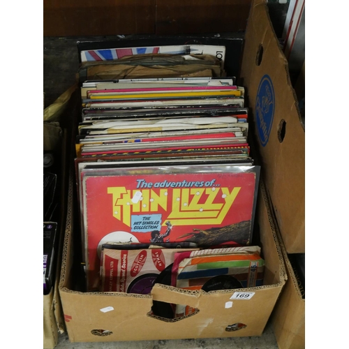 169 - BOX OF RECORDS