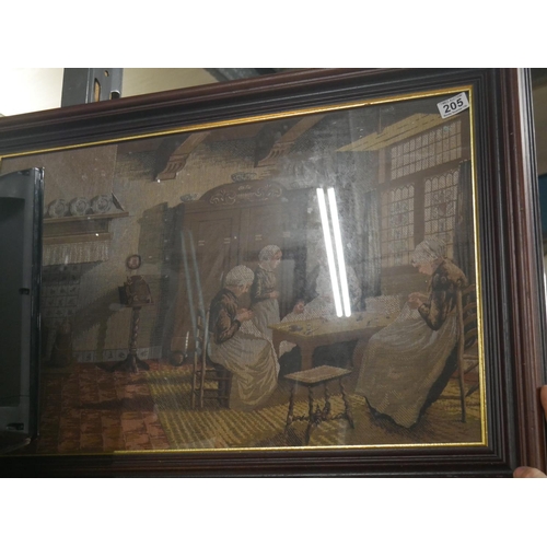 205 - FRAMED PRINT