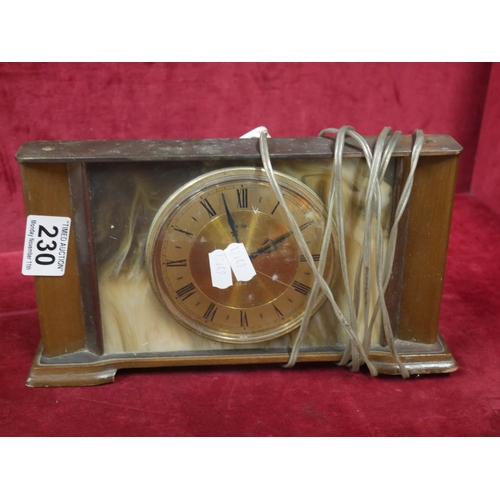 230 - RETRO MANTLE CLOCK