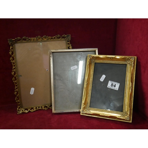 84 - LOT OF PICTURE FRAMES