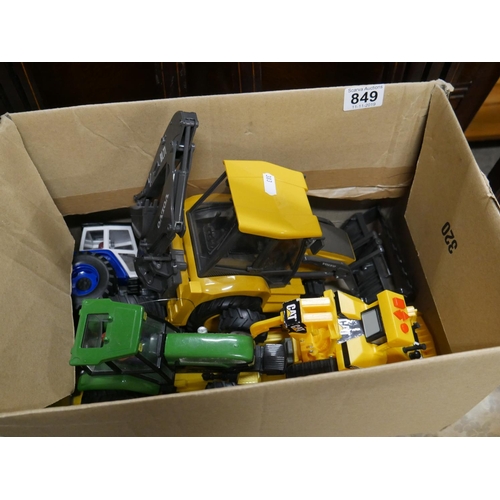 849 - BOX OF MODEL TOYS