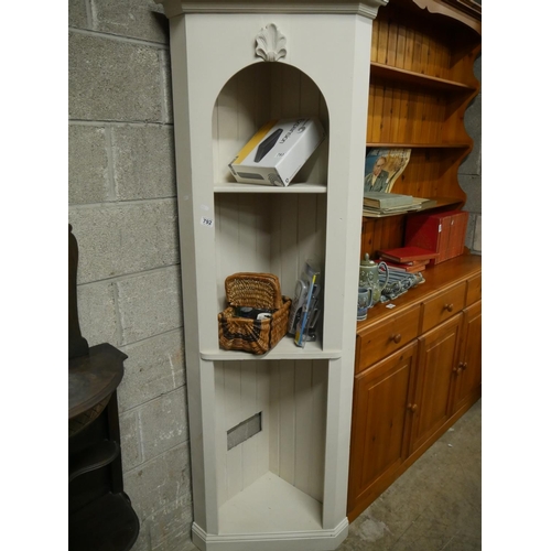 792 - PAINTED CORNER CABINET