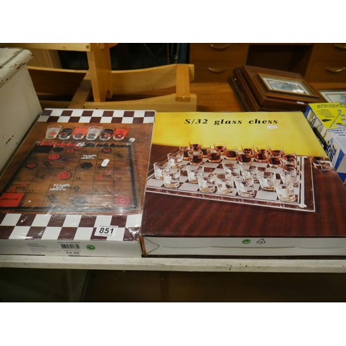 851 - 2 CHESS SETS