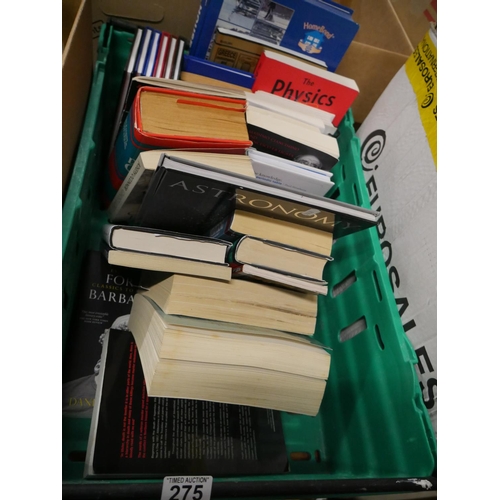 275 - BOX OF BOOKS