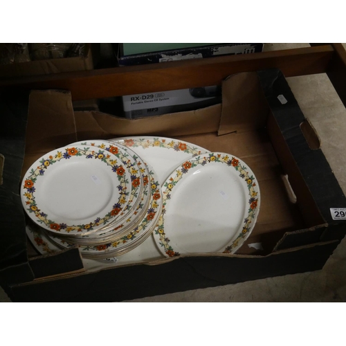 290 - BOX OF DINNERWARE