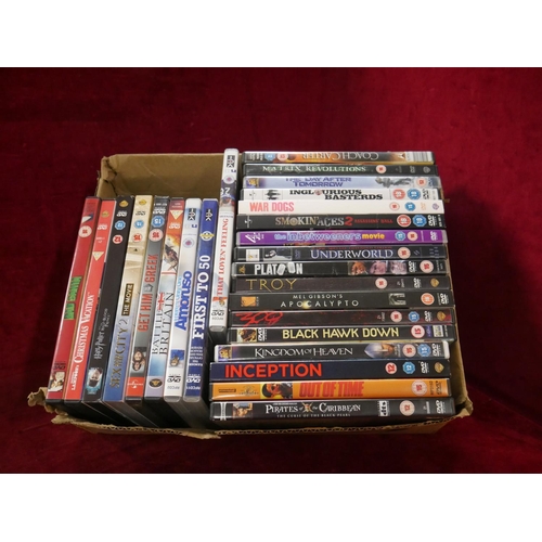 78 - BOX OF DVDS