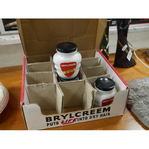 769 - BRYLCREEM ADVERTISING BOX & CONTENTS