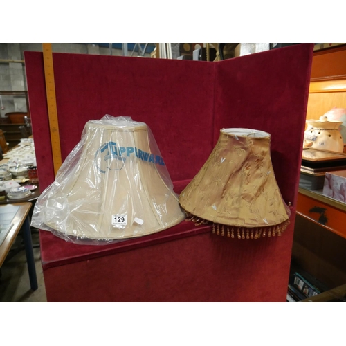 129 - 2 LAMPSHADES