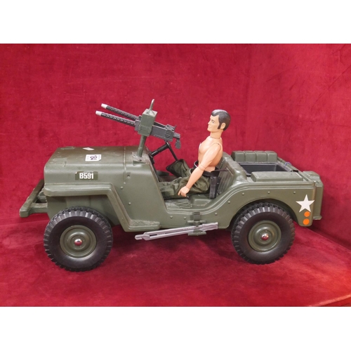 184 - ACTION MAN JEEP & FIGURE