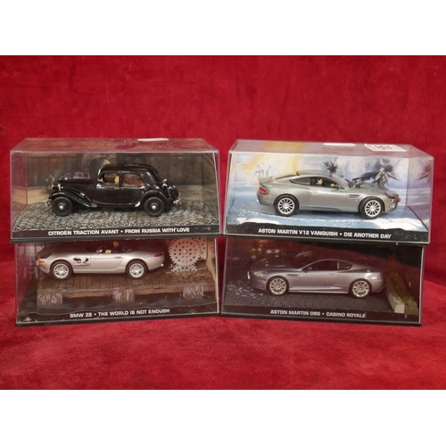 185 - 4 JAMES BOND VEHICLES