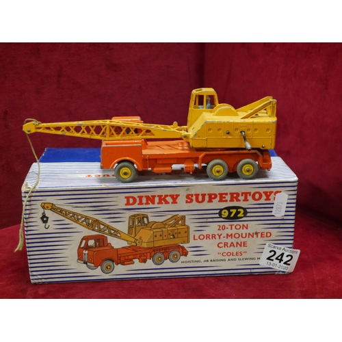 242 - BOXED DINKY CRAIN