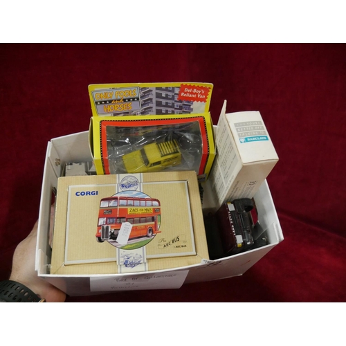 72 - BOX OF COLLECTABLE TOY VEHICLES