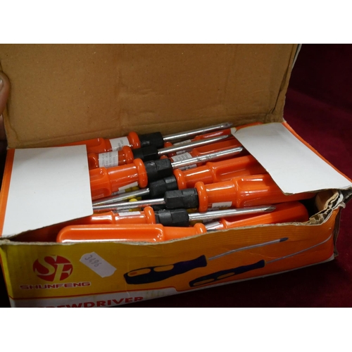 79 - BOX OF SCREWDRIVERS