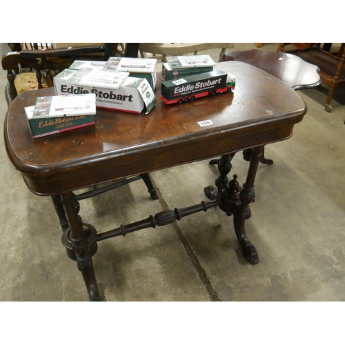 550 - VICTORIAN CARD TABLE