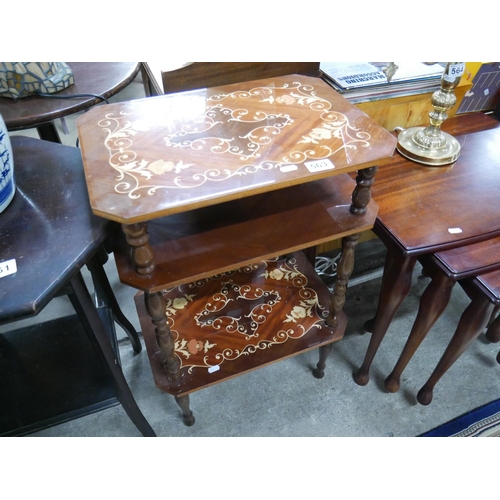 563 - INLAID OCCASIONAL TABLE