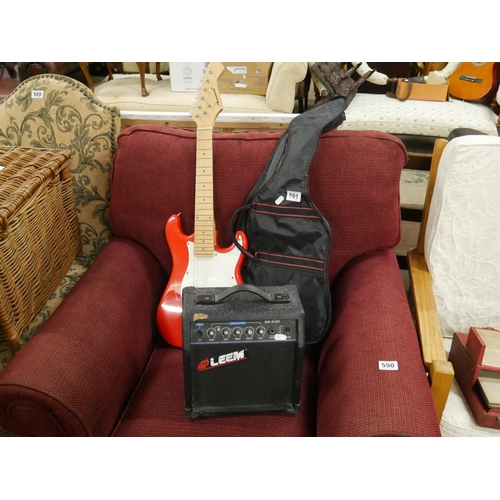 591 - ELECTRIC GUITAR & AMP