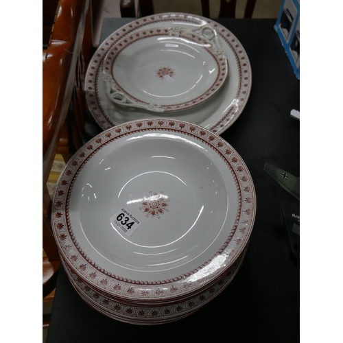 634 - LOT OF DINNERWARE