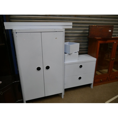 675 - LOT OF PAINTED FURNITURE