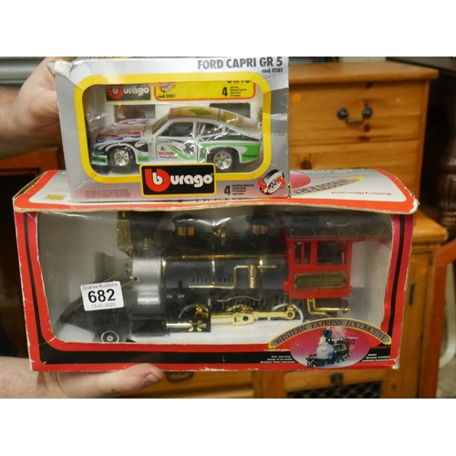 682 - MODEL TRAIN & CAR