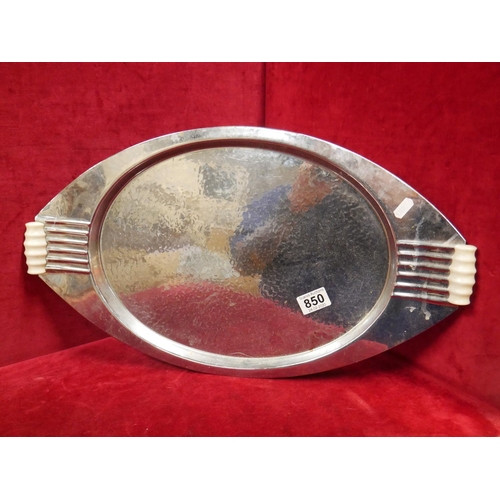 850 - SILVER PLATED TRAY