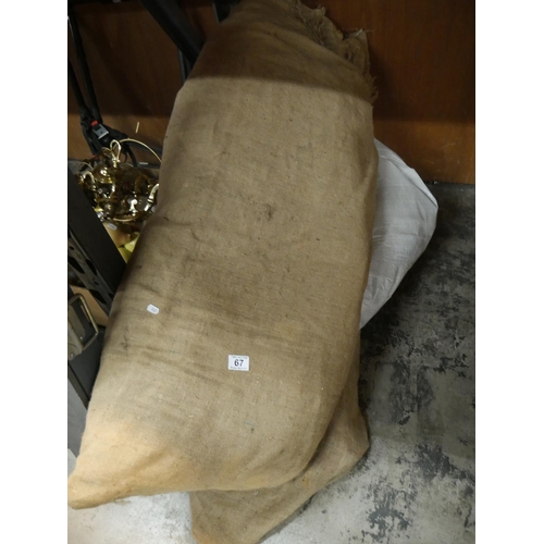 67 - LOT OF OLD SACKS