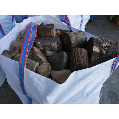 2 - TOTE BAG OF LOGS (WELL SEASONED)