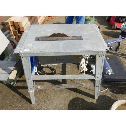 62 - TABLE SAW