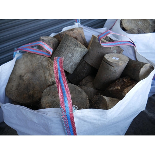 1 - TOTE BAG OF LOGS (WELL SEASONED)