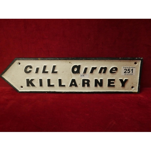 251 - KILLARNEY SIGN