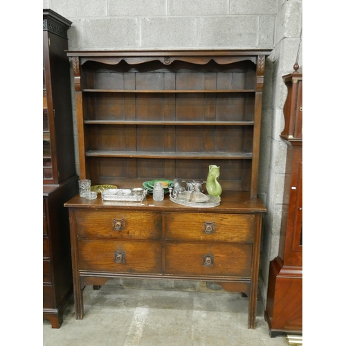 419 - ANTIQUE OAK WELSH DRESSER