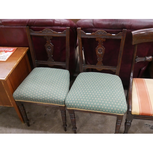 520 - PAIR OF SIDE CHAIRS