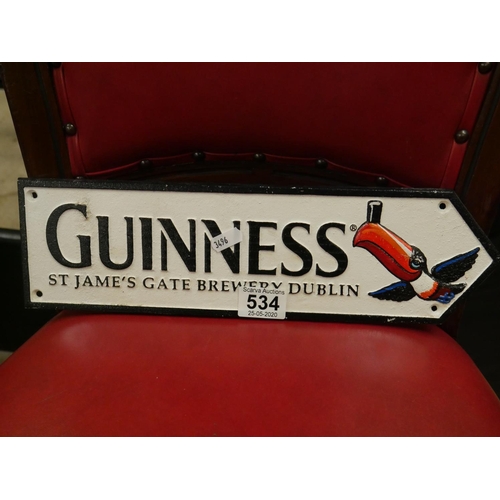 534 - GUINNESS SIGN