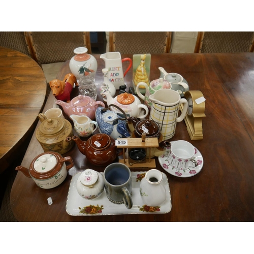 545 - MIXED LOT OF CERAMICS