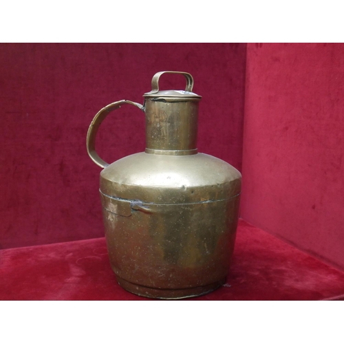 341 - LARGE BRASS VESSEL