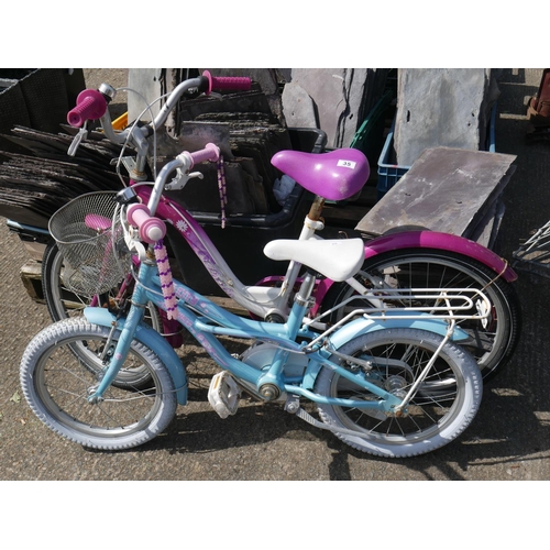 35 - 2 CHILDS BIKES