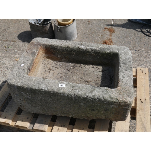 47 - STONE TROUGH