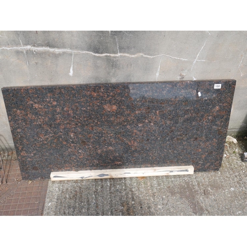 100 - GRANITE SLAB