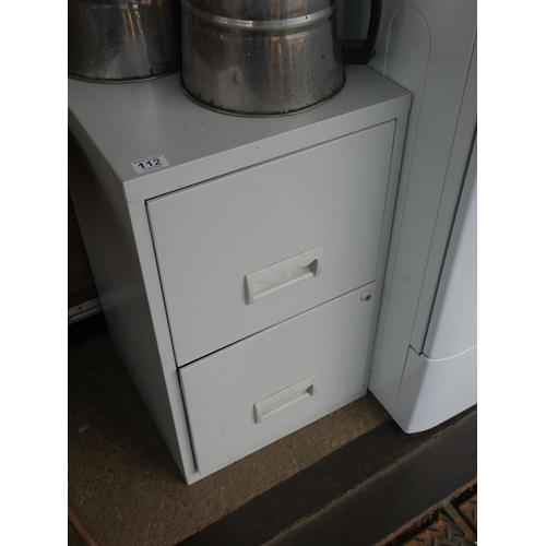 112 - 2 DRAWER FILING CABINET