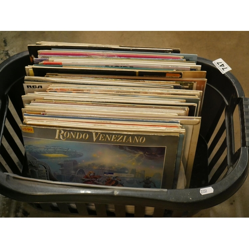 747 - BOX OF RECORDS