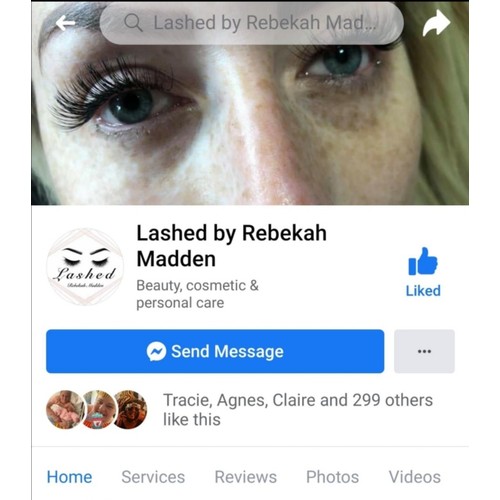 4 - VOUCHER FOR EYELASHES BY REBEKAH IN YOUR OWN HOME
DONATED BY REBEKAH MADDEN
