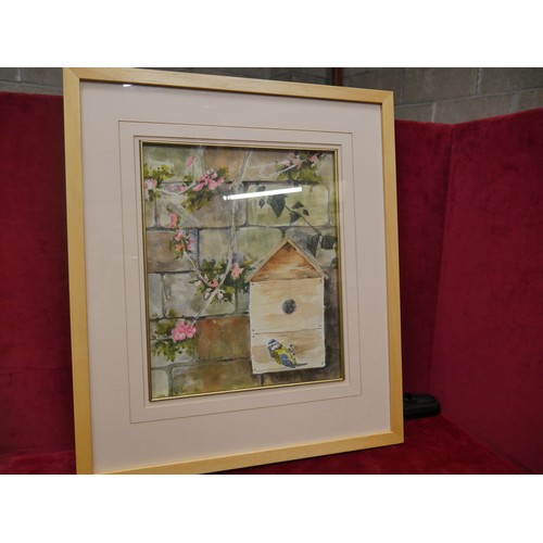 8 - FRAMED WATERCOLOUR BY SHIRLEY HAFFEY