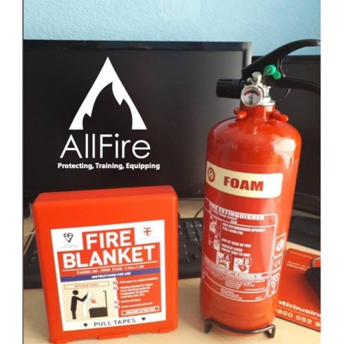 18 - NEW FIRE EXTINGUISHER AND BLANKET 
DONATED BY ALL FIRE