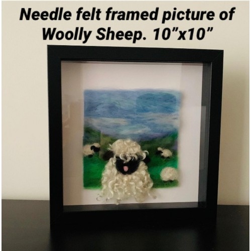 21 - NEEDLE FELT  PICTURE 
DONATED SONIA FAIRFOWL