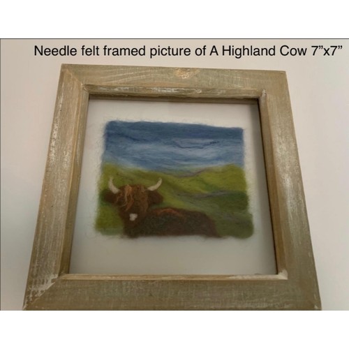23 - NEEDLE FELT PICTURE 
DONATED BY SONIA FAIRFOWL
