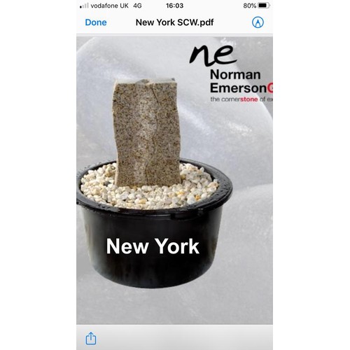 17 - NEW WATER FEATURE
DONATED BY EMERSONS