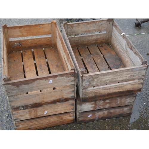 85 - 4 WOODEN CRATES